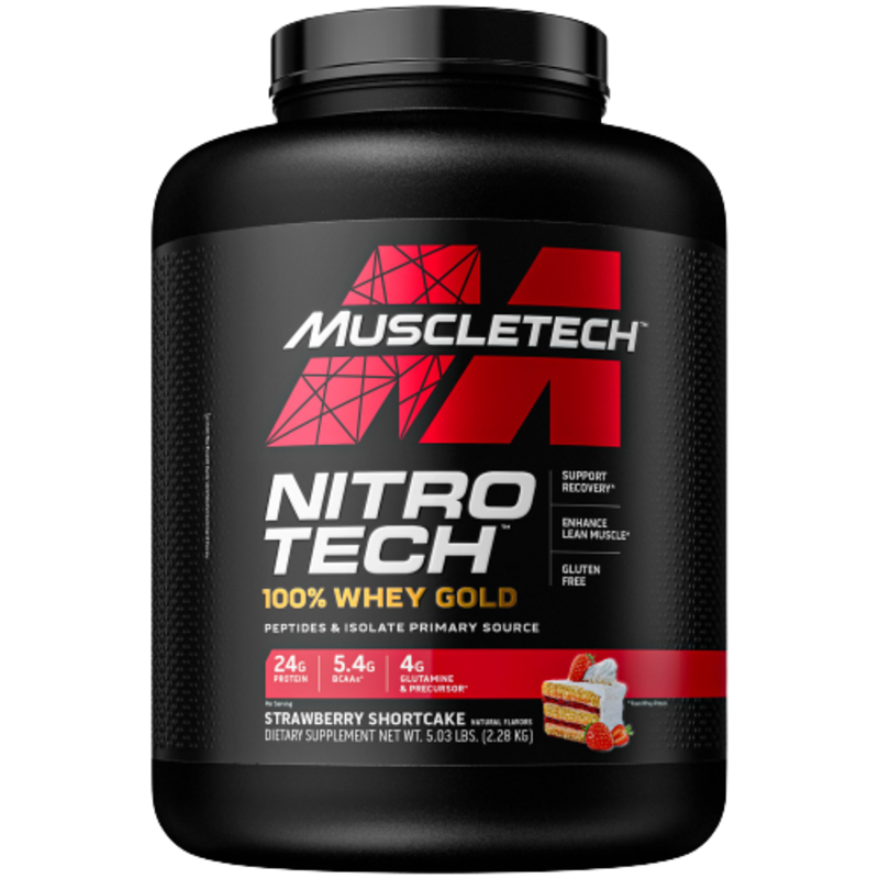 NITROTECH WHEY GOLD 5.03LBS 69 SERVINGS BY MUSCLETECH