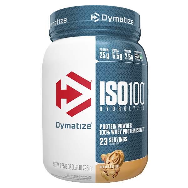 ISO 100 HYDROLYZED WHEY PROTEIN 1.43LBS 20 SERVINGS BY DYMATIZE NUTRITION