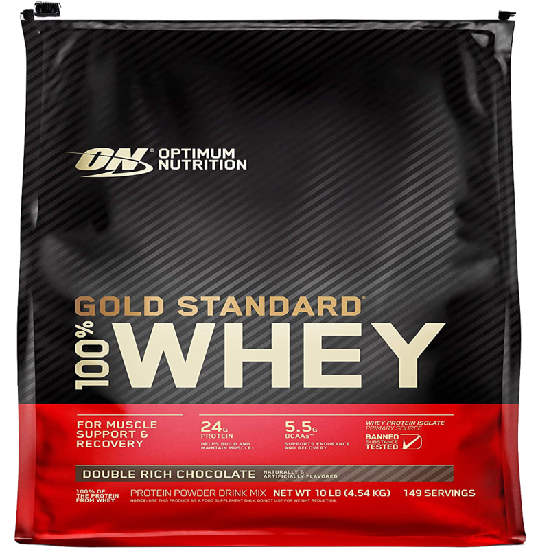 GOLD STANDARD 100% WHEY BY OPTIMUM NUTRITION  10LBS