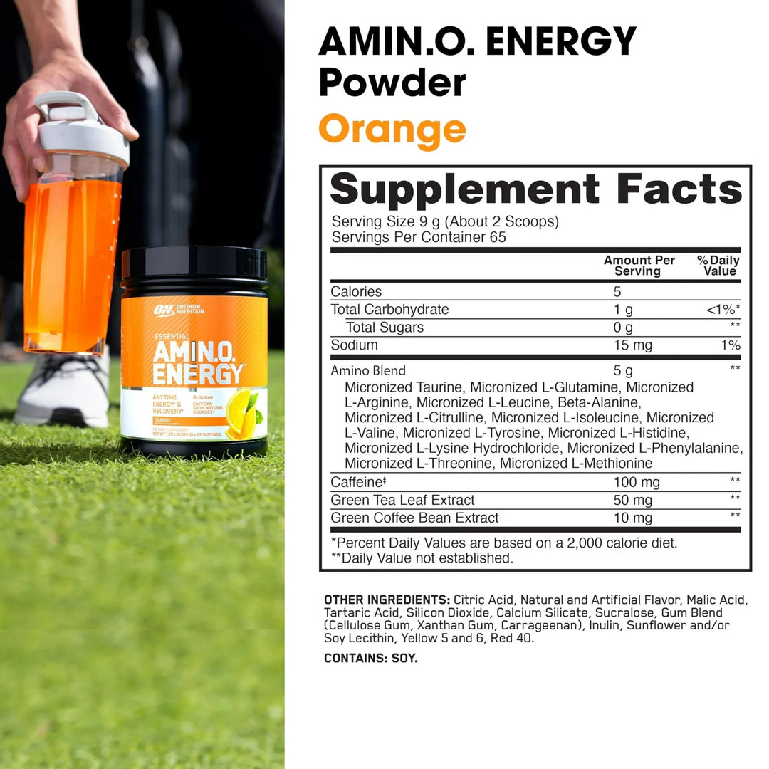 AMINO ENERGY 65 SERVINGS BY OPTIMUM NUTRITION
