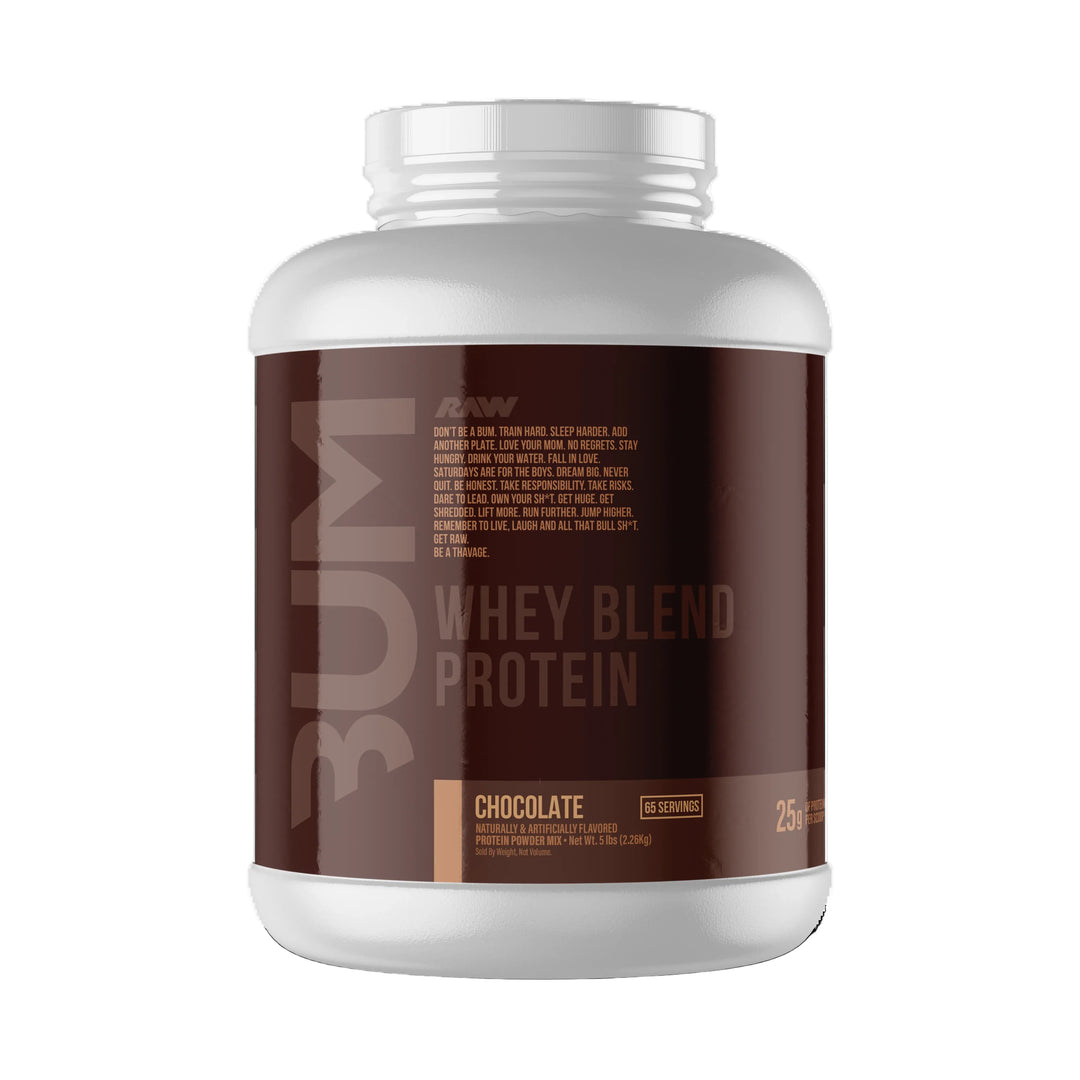 BUM PREMIUM WHEY PROTEIN 5LBS 65 SERVINGS