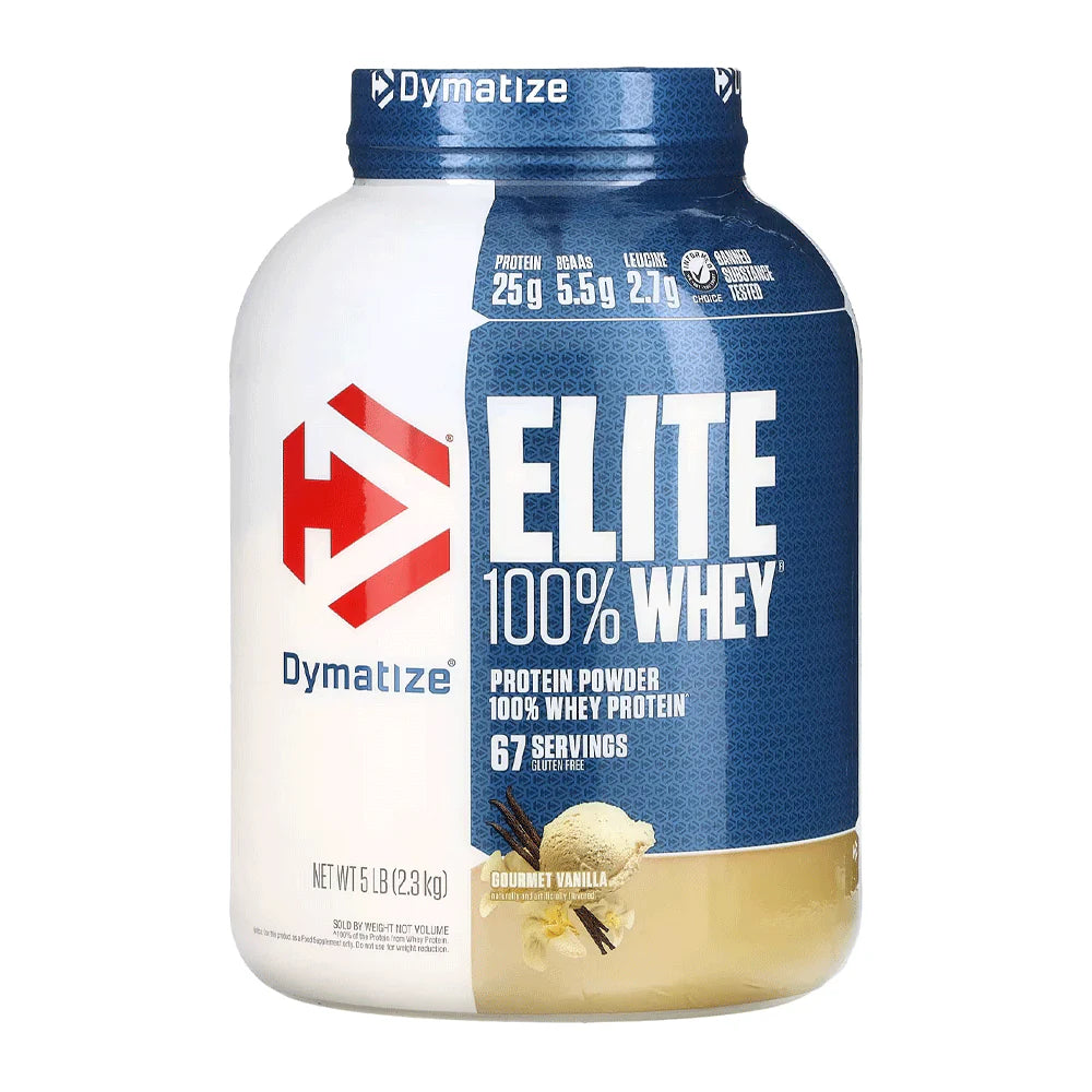 ELITE 100% WHEY 5LBS BY DYMATIZE - 5lbs