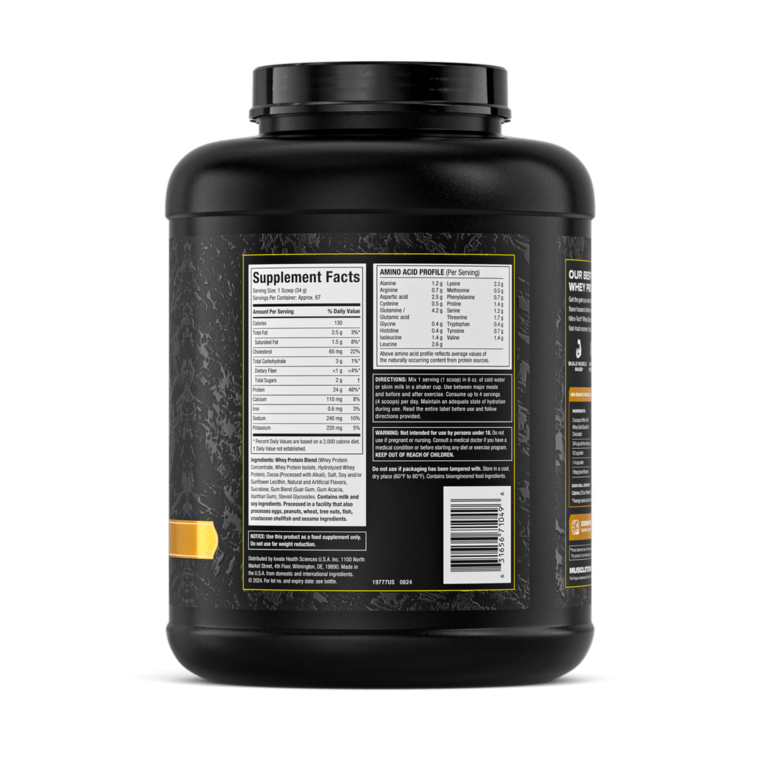 NITROTECH WHEY GOLD 5.03LBS 69 SERVINGS BY MUSCLETECH