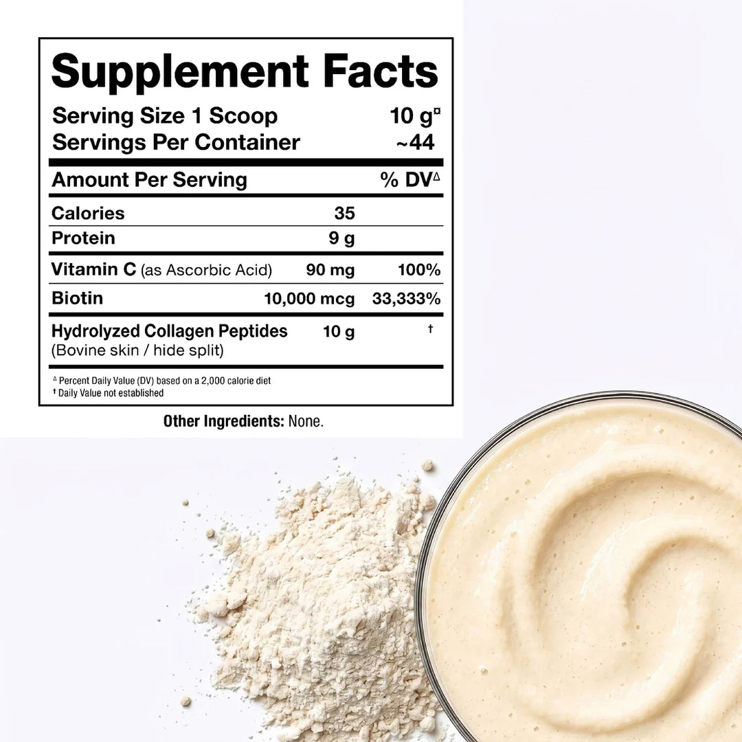 COLLAGEN PEPTIDE WITH BIOTIN + VITAMIN C BY ALLMAX
