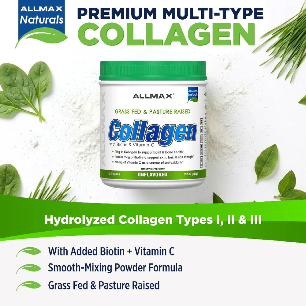 COLLAGEN PEPTIDE WITH BIOTIN + VITAMIN C BY ALLMAX