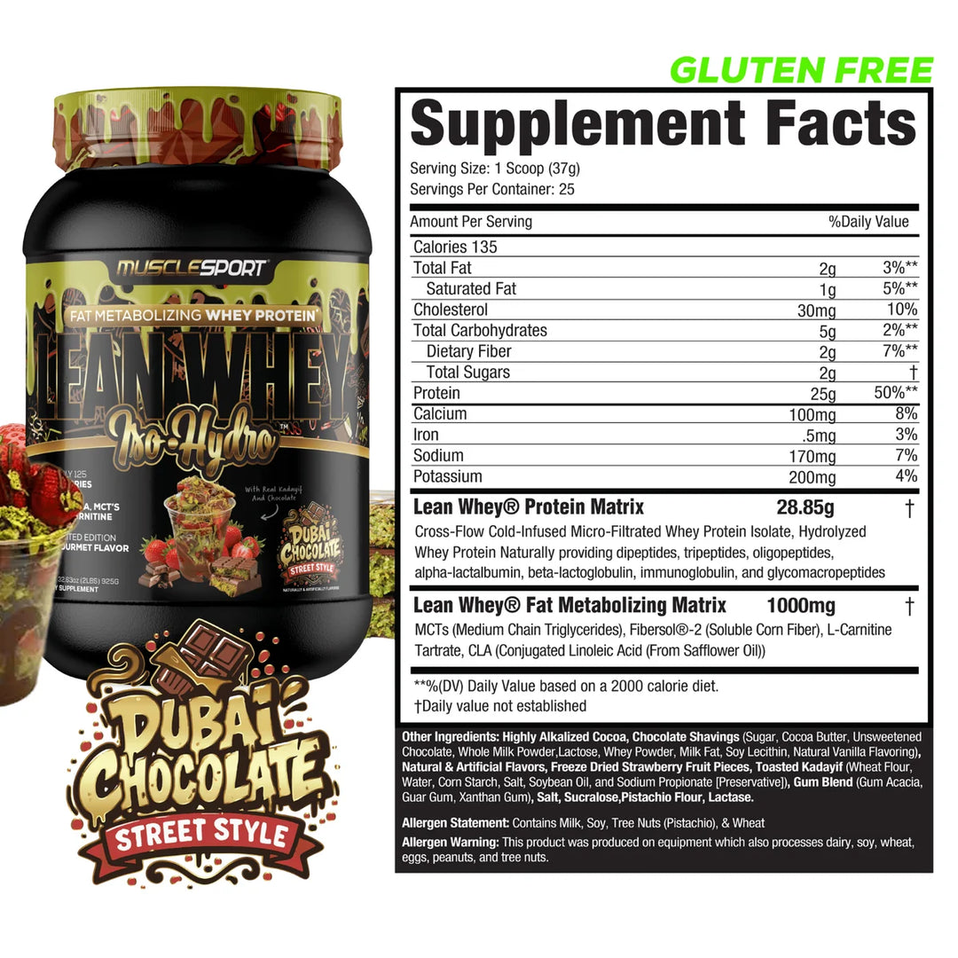 LEAN WHEY ISO HYDRO™ 2LBS BY MUSCLESPORT