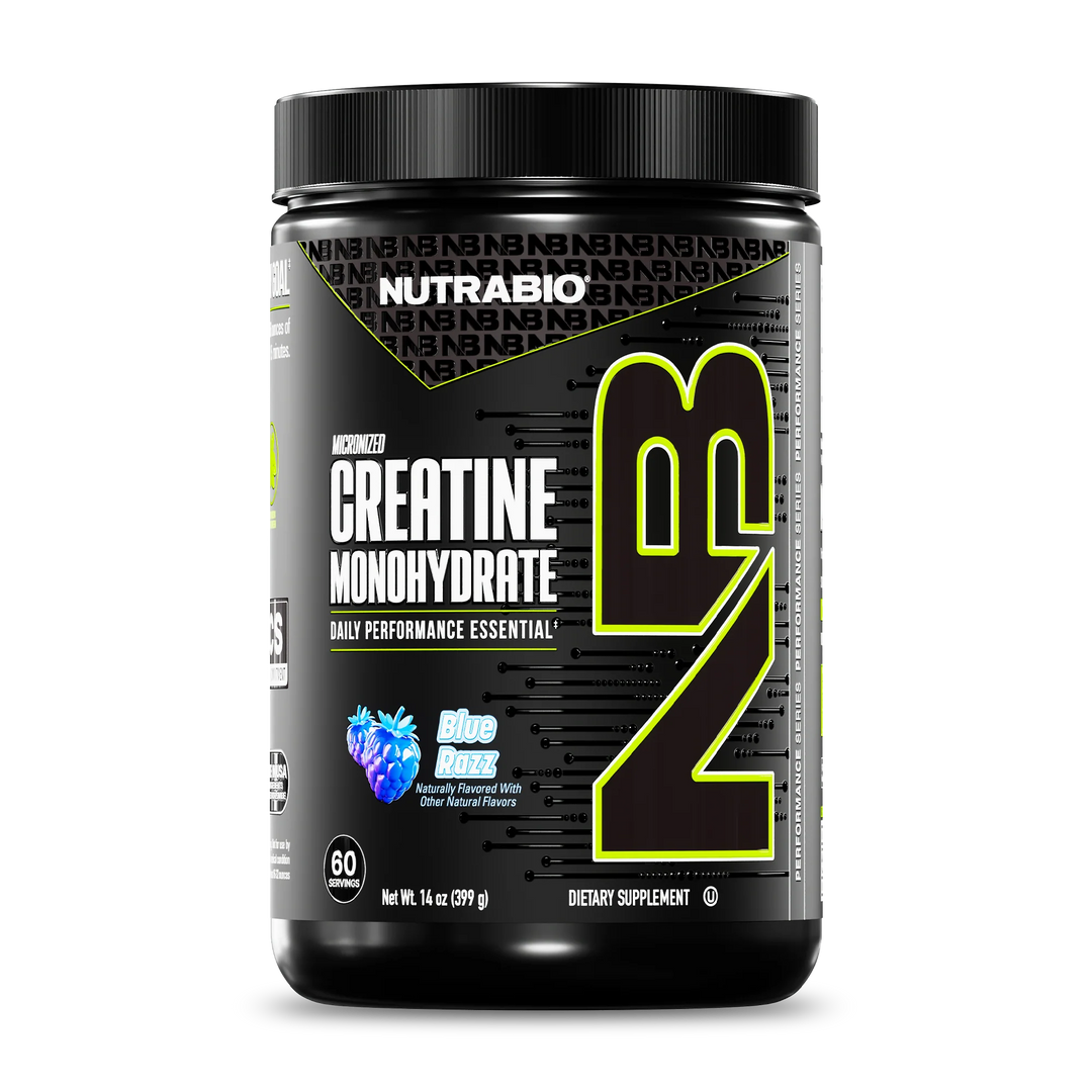 CREATINE MONOHYDRATE 60 SERVINGS FLAVORED BY NUTRABIO ( HALAL,GMP CERTIFIED, FDA APPROVED)