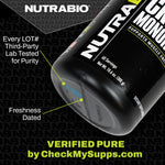 Load image into Gallery viewer, CREATINE MONOHYDRATE 60 SERVINGS FLAVORED BY NUTRABIO ( HALAL,GMP CERTIFIED, FDA APPROVED)