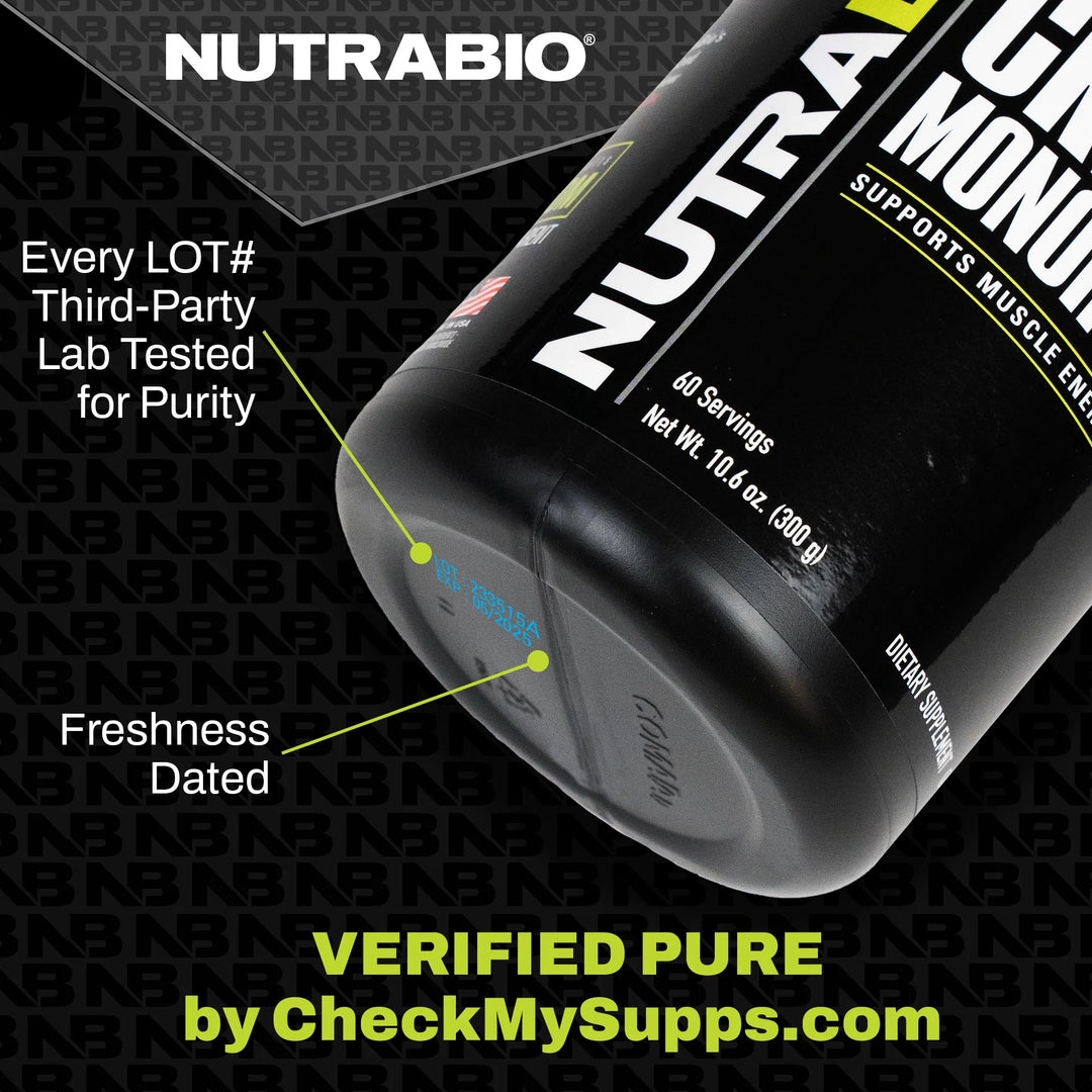 CREATINE MONOHYDRATE 60 SERVINGS FLAVORED BY NUTRABIO ( HALAL,GMP CERTIFIED, FDA APPROVED)