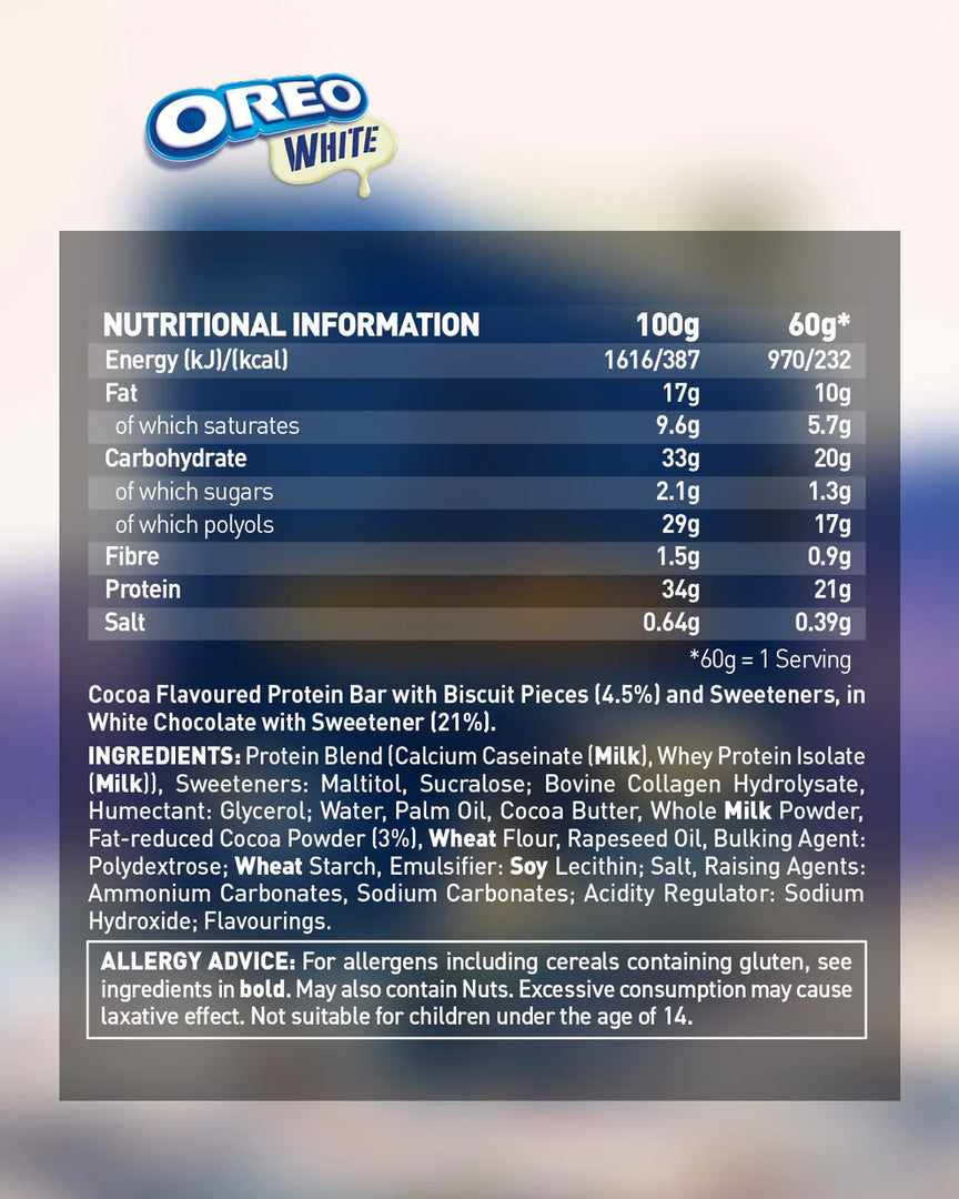 OREO WHITE PROTEIN BAR