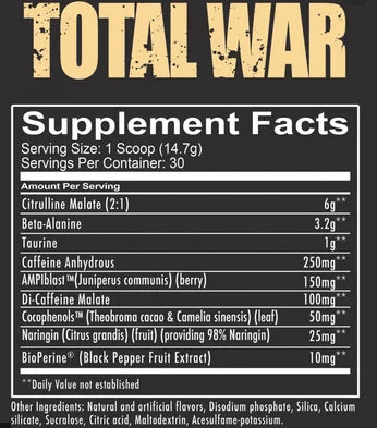 TOTAL WAR 30 SERVINGS BY REDCONE 1