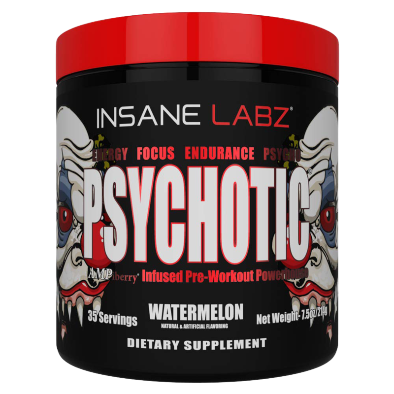 PSYCHOTIC PRE-WORKOUT 60 SERVINGS BY INSANE LABZ