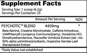 PSYCHOTIC PRE-WORKOUT 35 SERVINGS BY INSANE LABZ