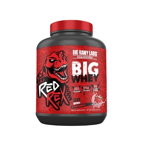 RED REX BIG WHEY 4.5LBS 60 SERVINGS BY BIG RAMY LABS