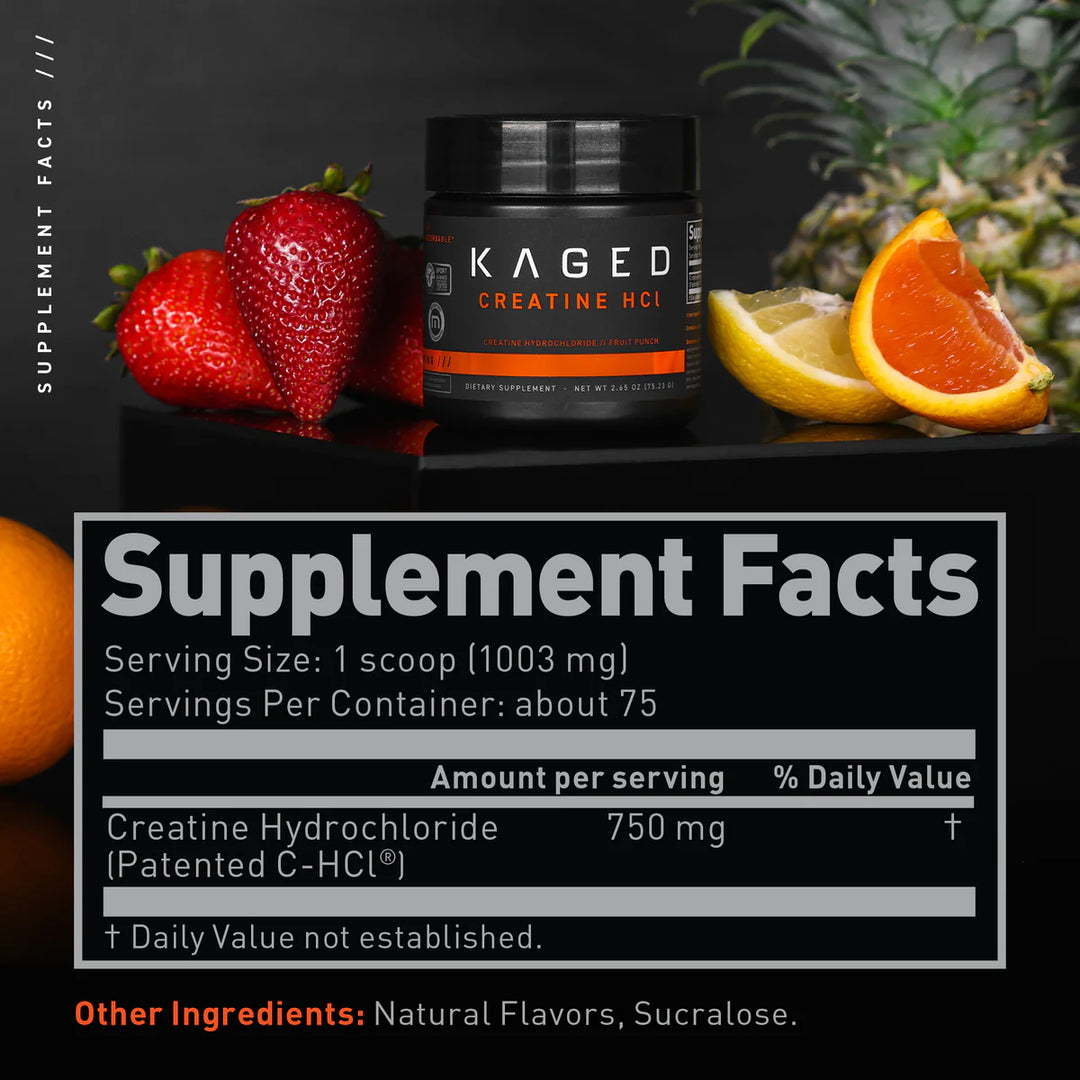 Kaged Creatine HCL 75 SERVINGS